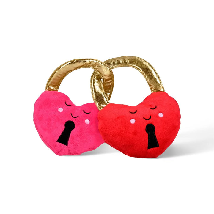 Corazones Entrelazados de Tela