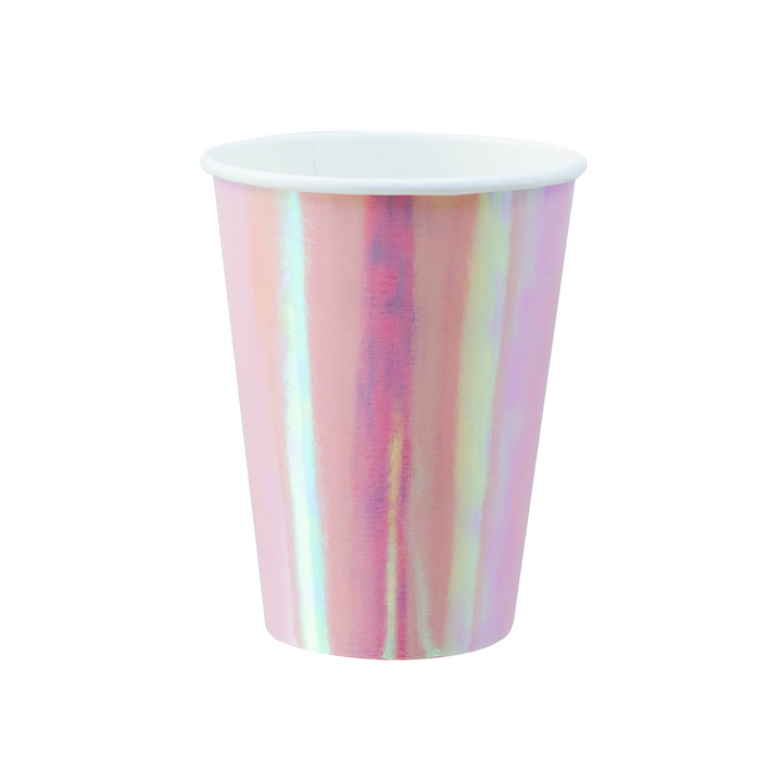 Vaso Iridiscente Peachy, 8 Uds
