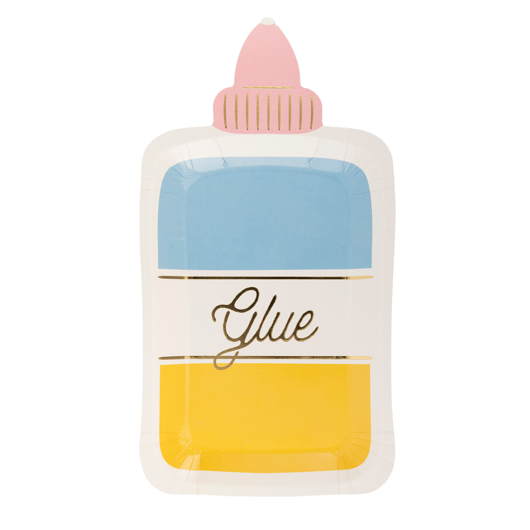 Platos "Botella Glue" 8 Uds