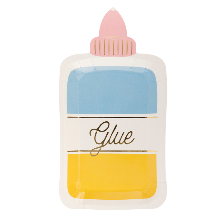 Platos "Botella Glue" 8 Uds