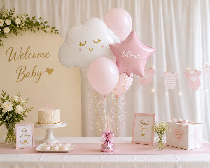 Bouquet de Globos Nube feliz y estrella