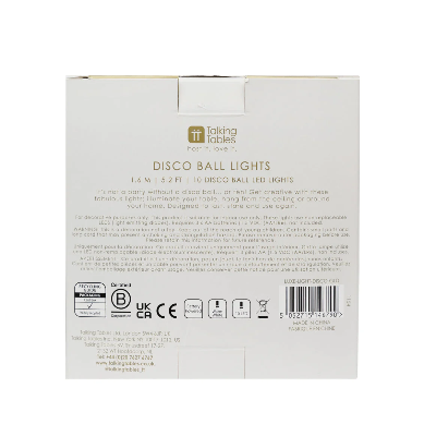 Guirnalda de Luces Bolas de Disco 5.2”