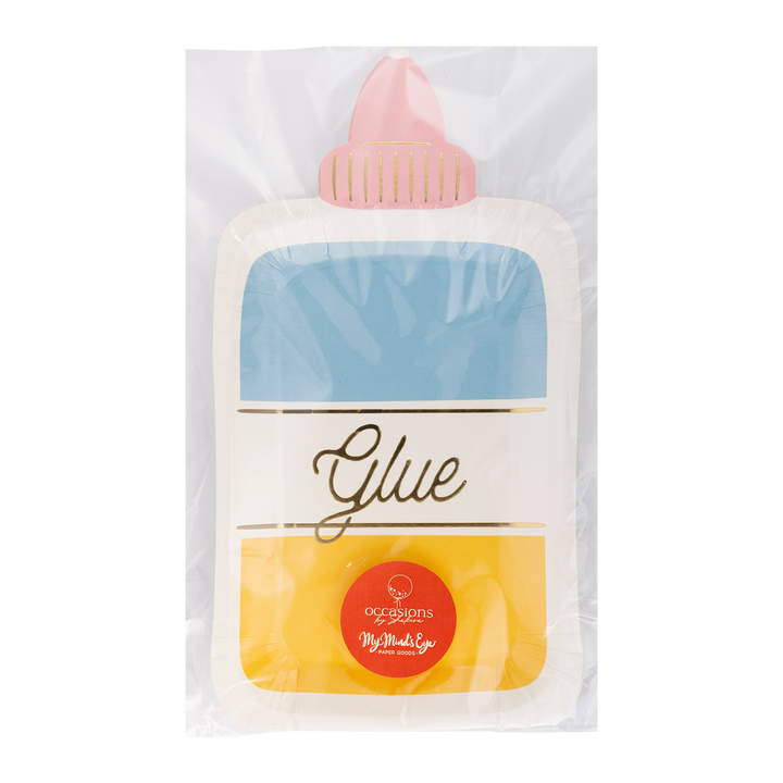 Platos "Botella Glue" 8 Uds