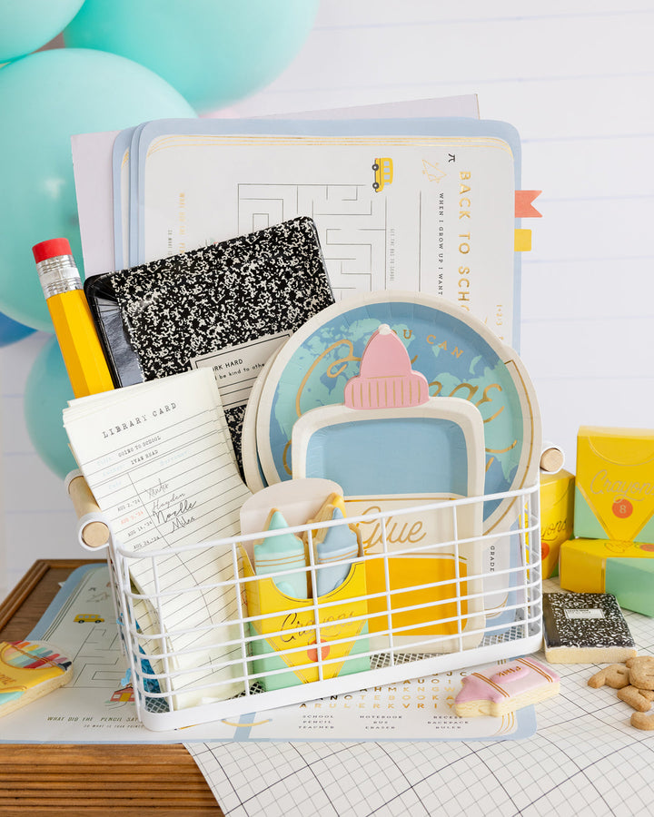 Platos "Cuaderno" 8 Uds