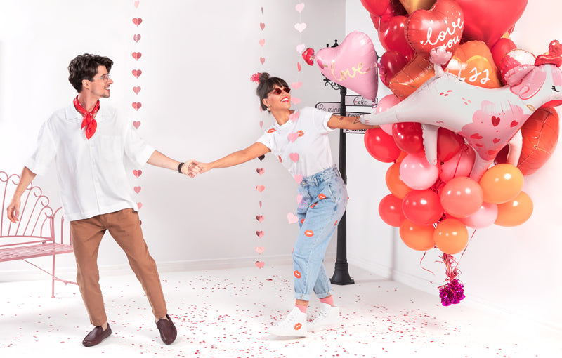 Globo Foil M Corazón Flechado