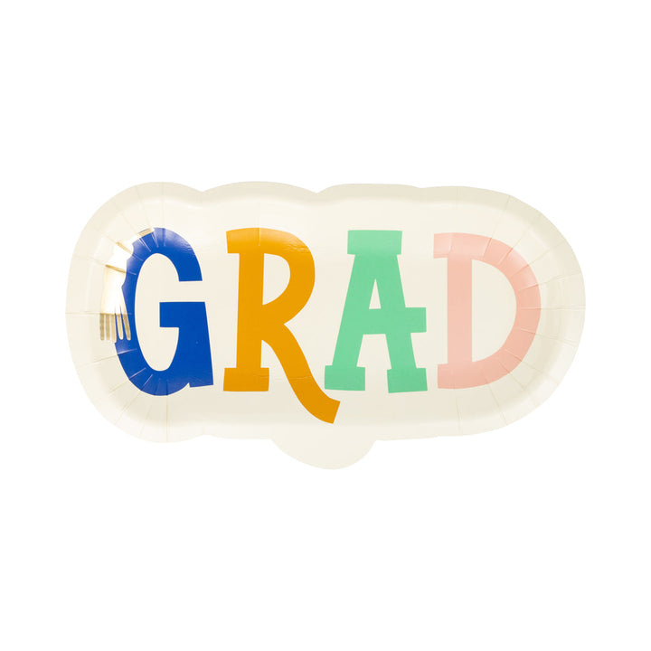 Platos "GRAD" Graduación 8 Uds