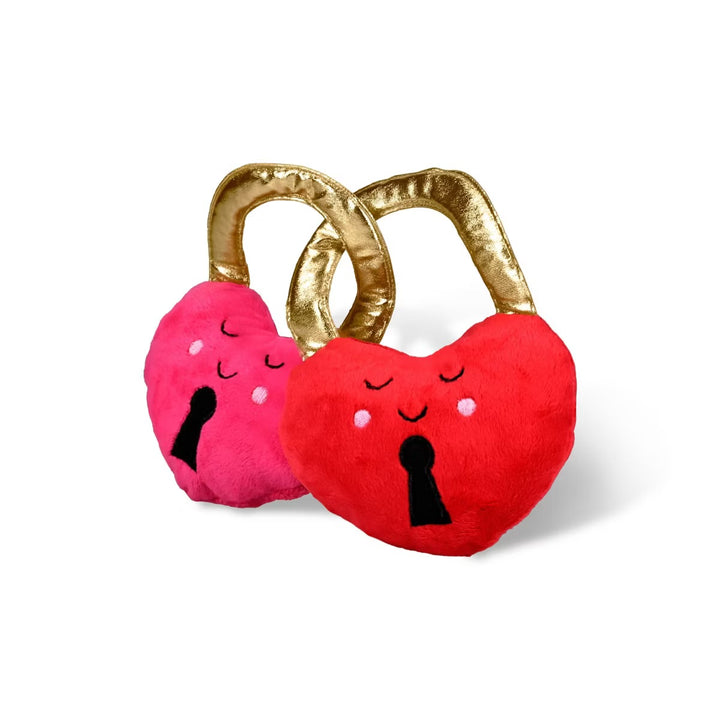 Corazones Entrelazados de Tela