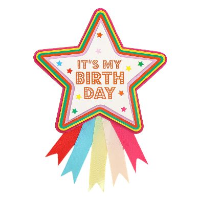 Pin Estrella “IT’S MY BIRTHDAY”