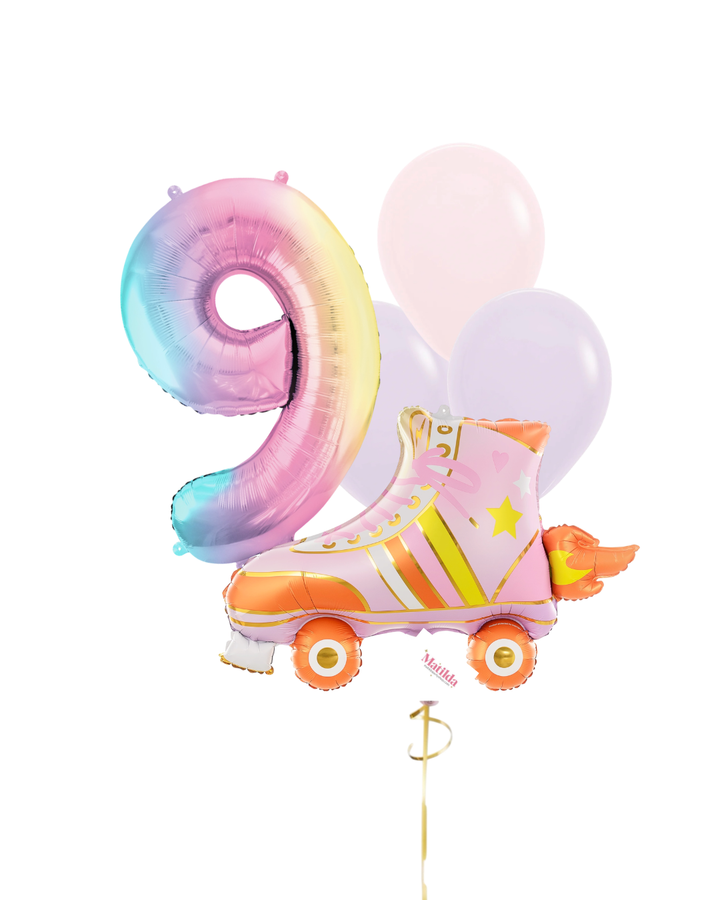 Bouquet de Globos Patin con Helio