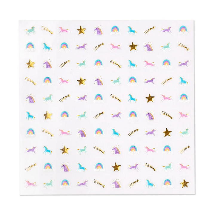 Stickers para uñas de Unicornios y Arcoíris