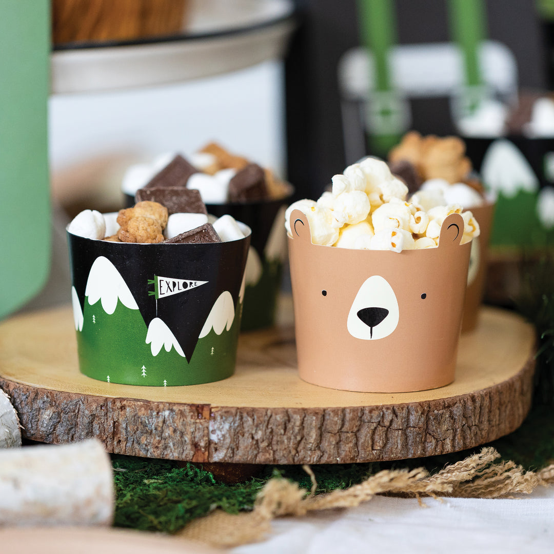 Cupcakes "Aventura en el bosque" 50 Uds