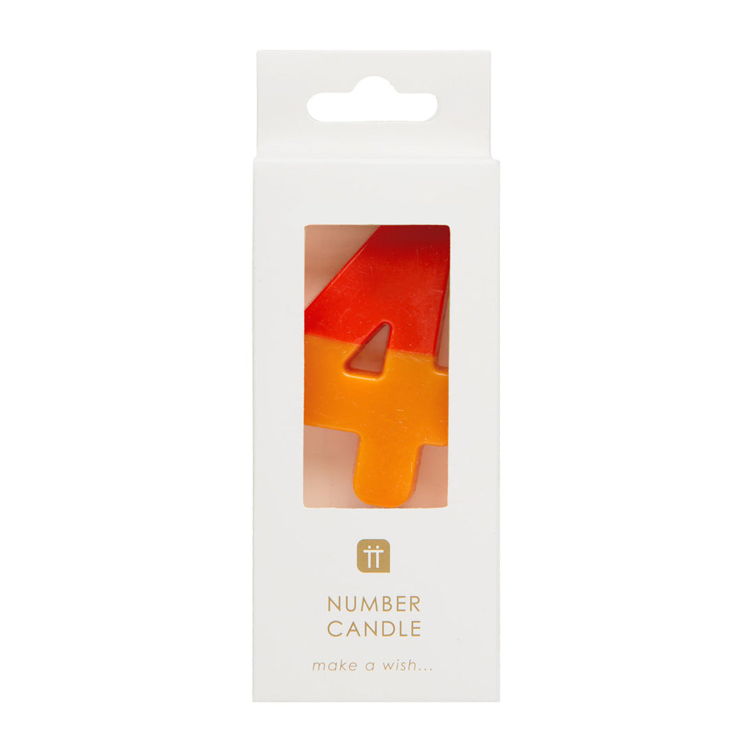 Velas Número 0-9 "Degradado"