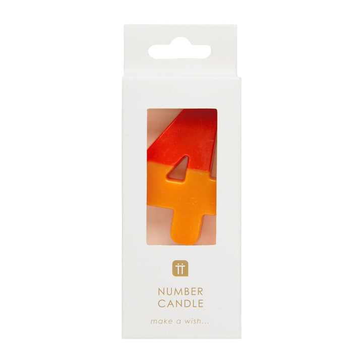 Velas Número 0-9 "Degradado"