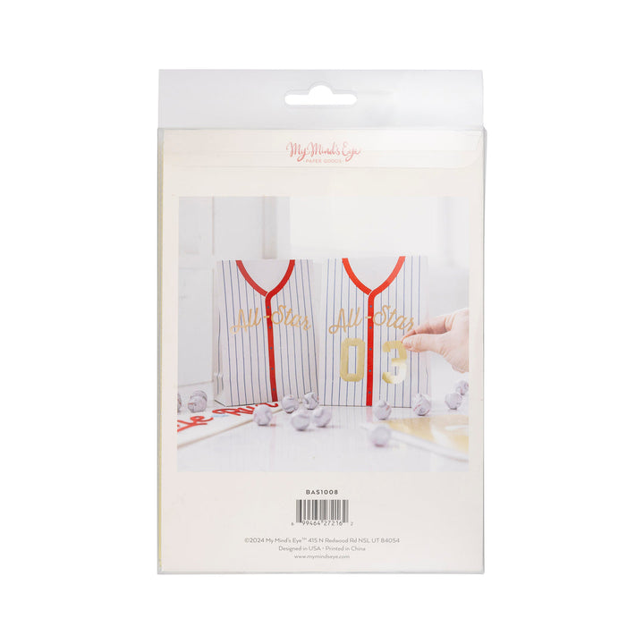 Bolsas "Camisa Baseball" 8 Uds