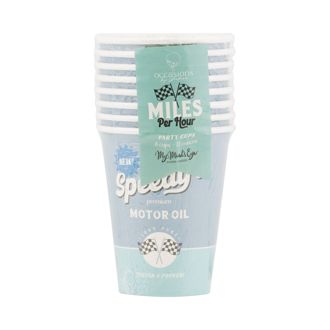 Vaso "Speedy's Autos de carrera" 12 Oz