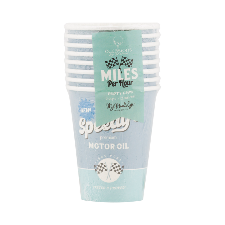 Vaso "Speedy's Autos de carrera" 12 Oz