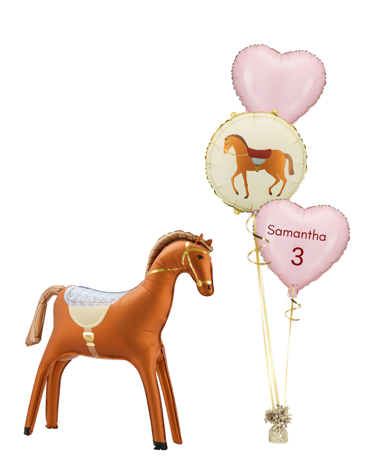 Bouquet Caballo Marrón de pie