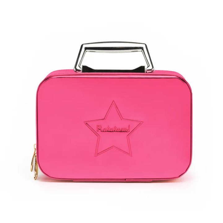 Maleta Maquillaje Rosa Brillante