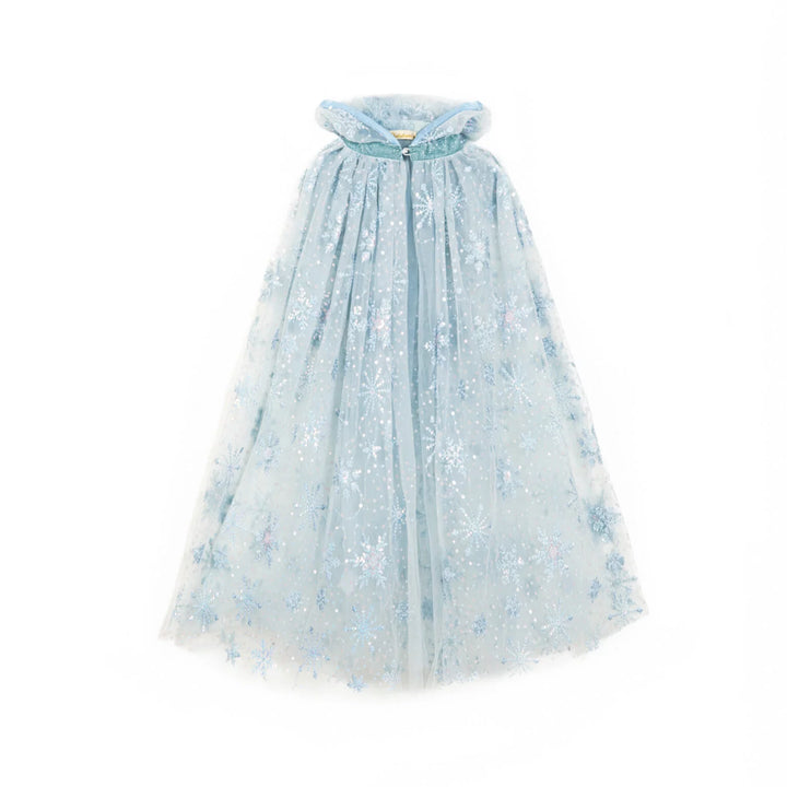 Disfraz Capa Tul Azul Princesa del Hielo