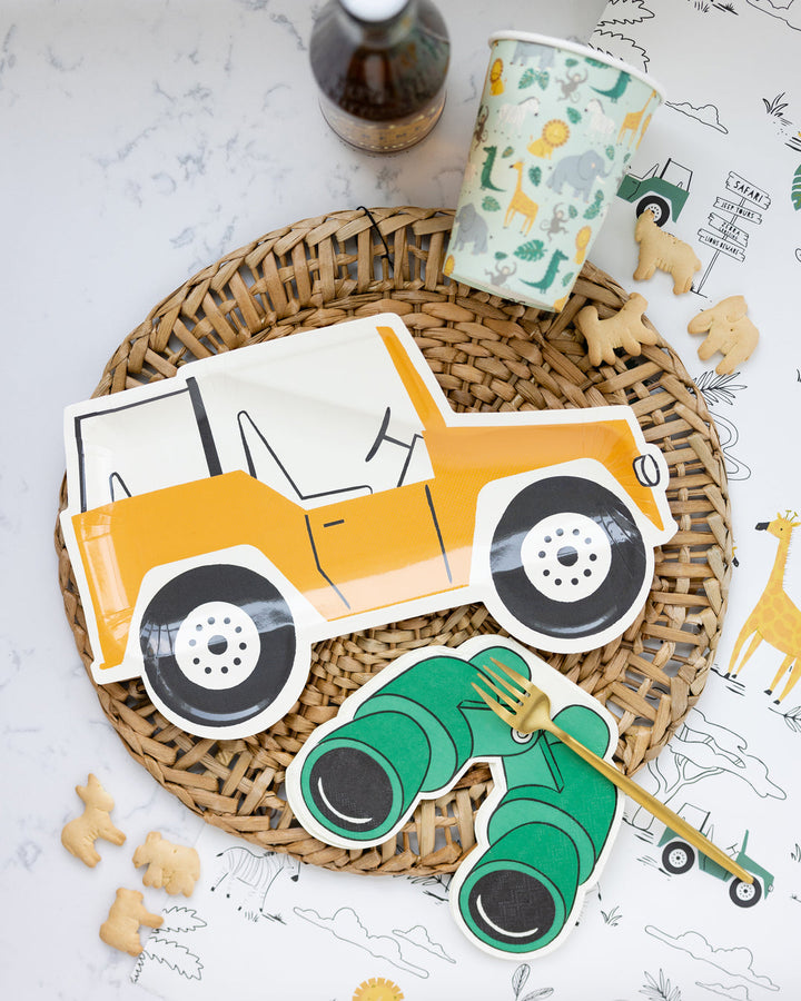 Platos "Carro Safari" 8 Uds