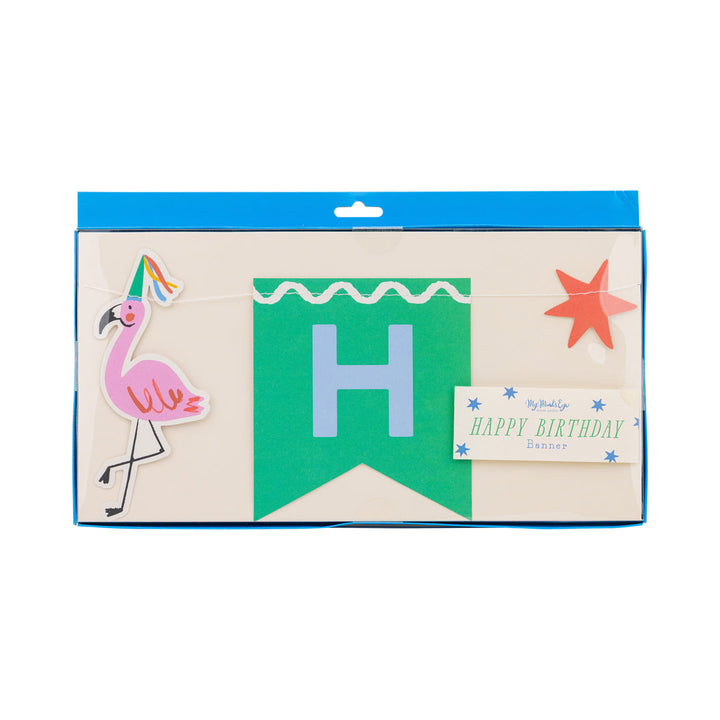 Guirnalda Happy Birthday Fiesta de Animales