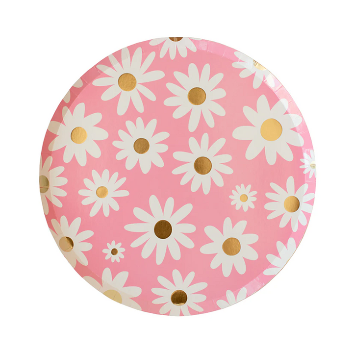 Platos Boho Daisy, 8 Uds