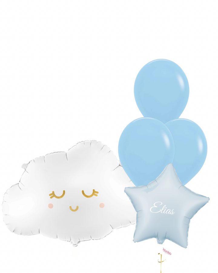 Bouquet de Globos Nube feliz y estrella