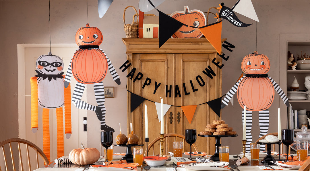 Personajes Colgantes de Halloween Vintage