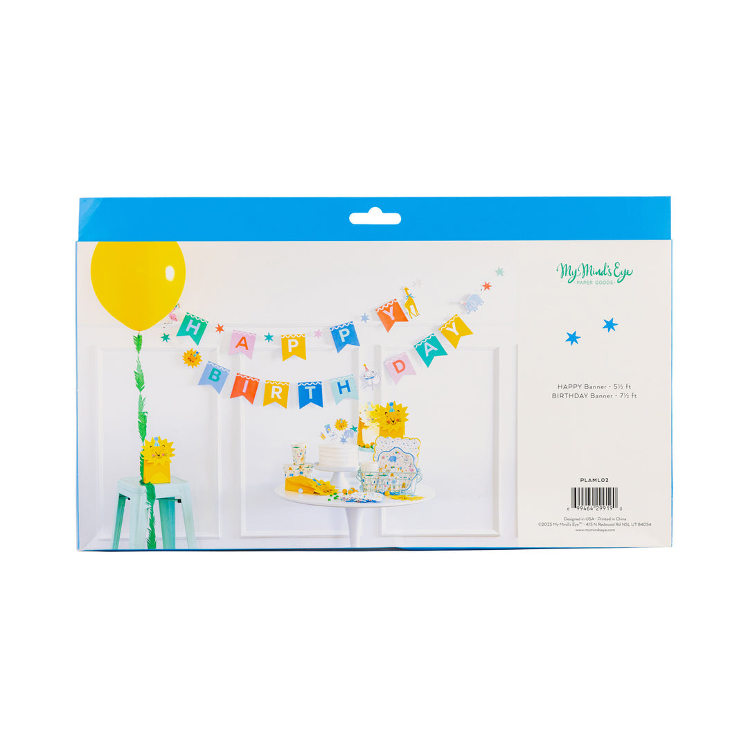 Guirnalda Happy Birthday Fiesta de Animales