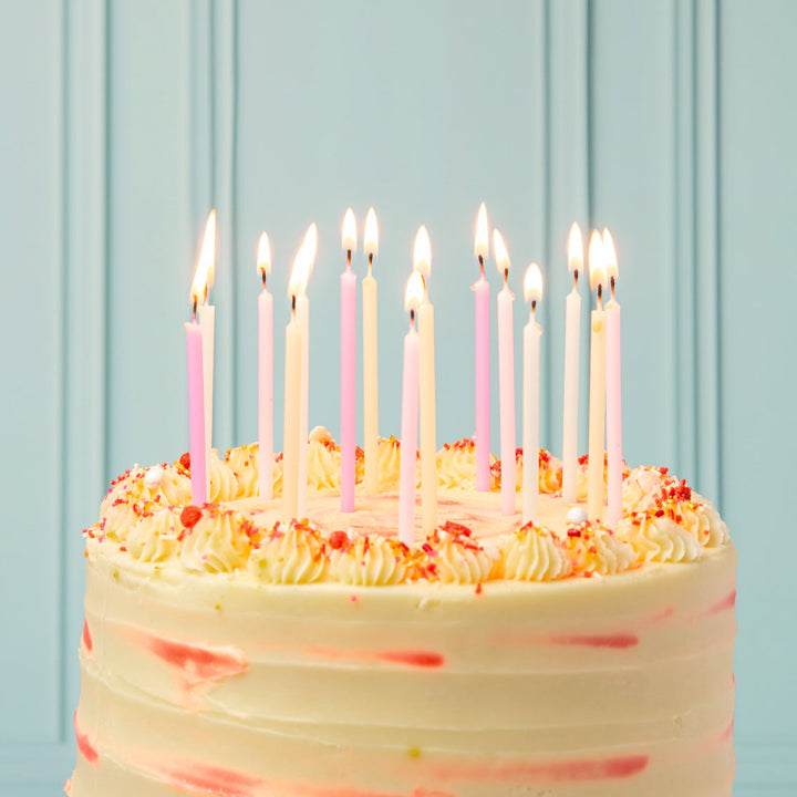 Velas Mix Colores Pastel 16 Uds