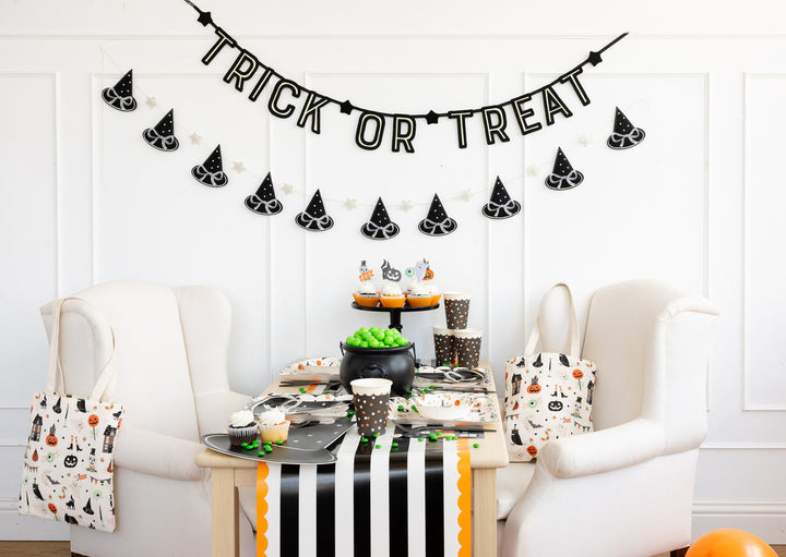 Guirnalda Fieltro Trick or Treat Glow in the Dark