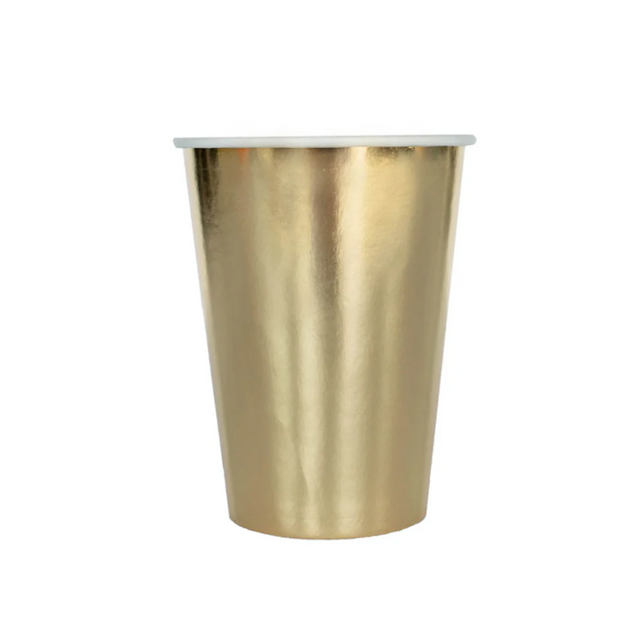 Vaso Dorado Basic, 8 Uds.