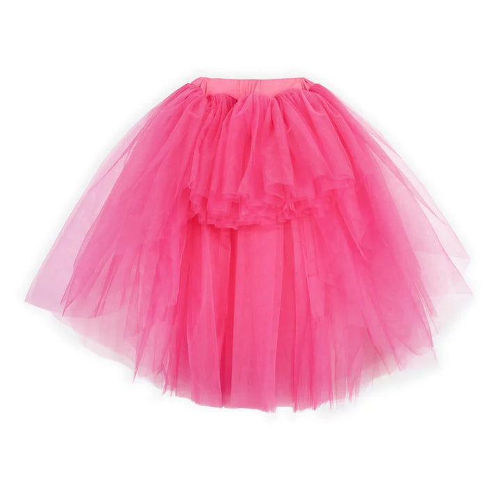 Falda Tutú Asimétrica Fucsia