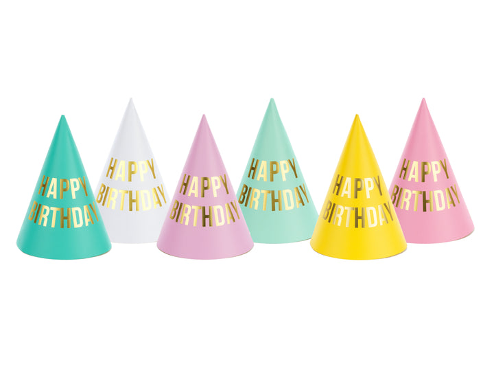 Gorritos Happy Birthday Mix 6 Uds