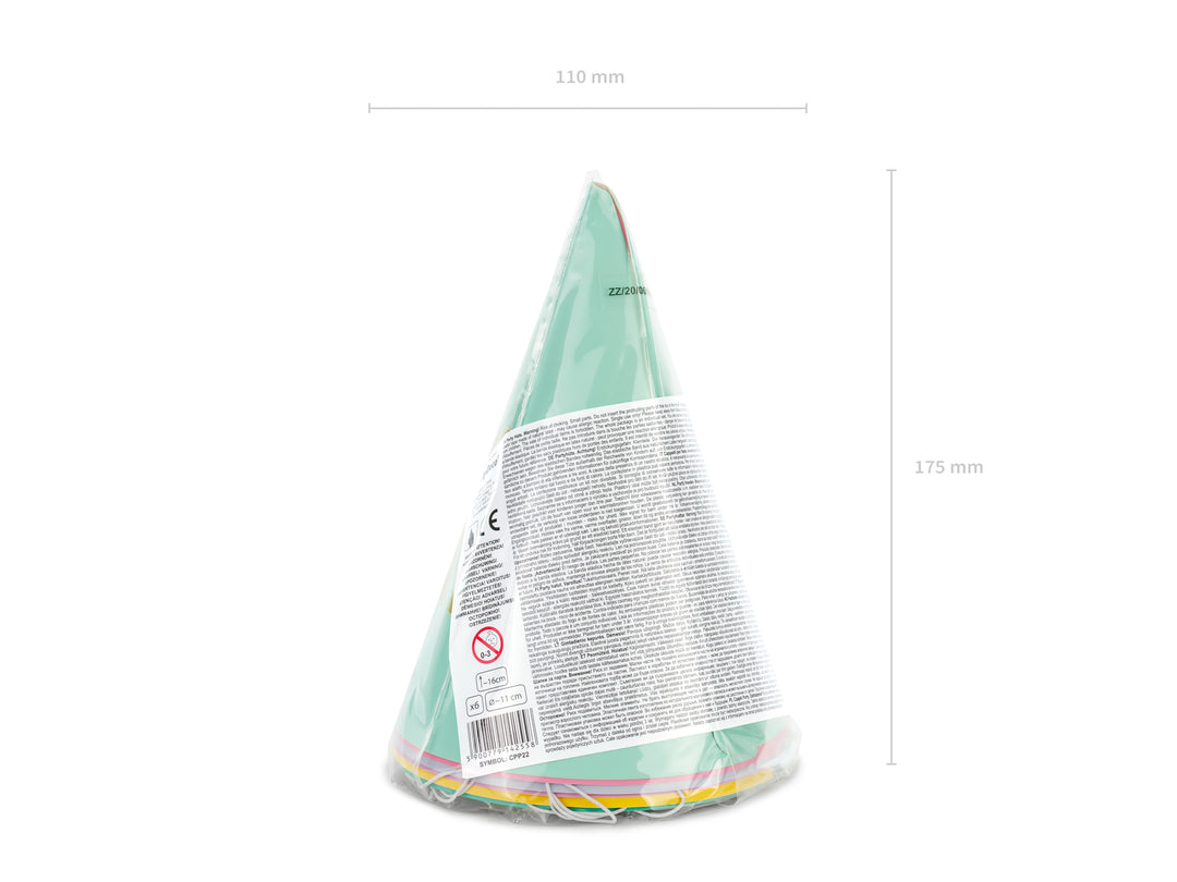 Gorritos Happy Birthday Mix 6 Uds