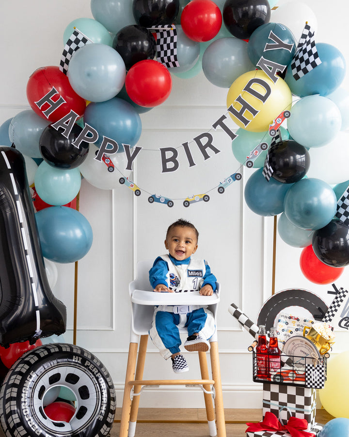 Guirnalda "Happy Birthday" Carrera de autos