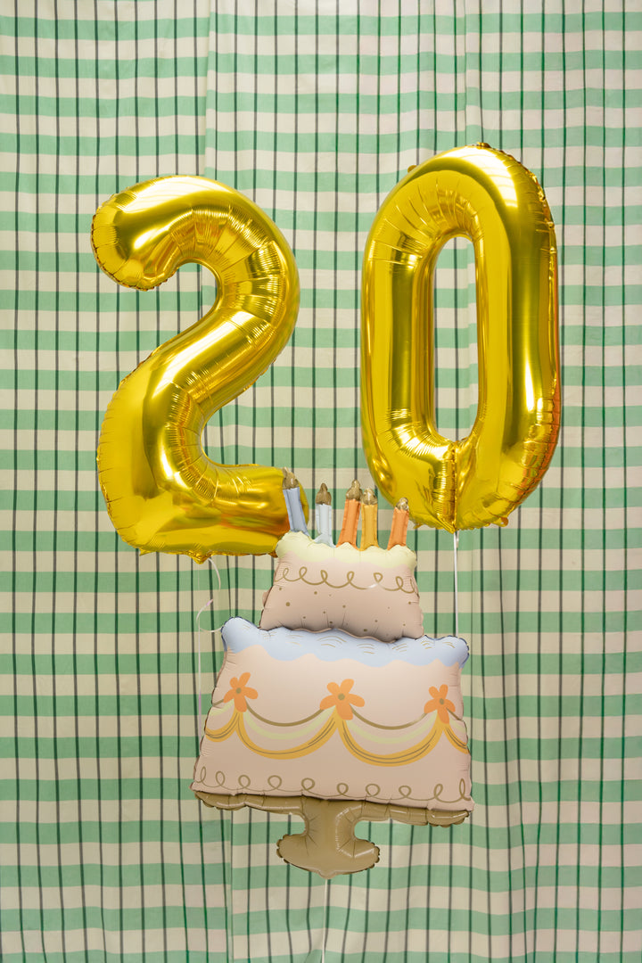 Globo Foil Pastel de Cumpleaños