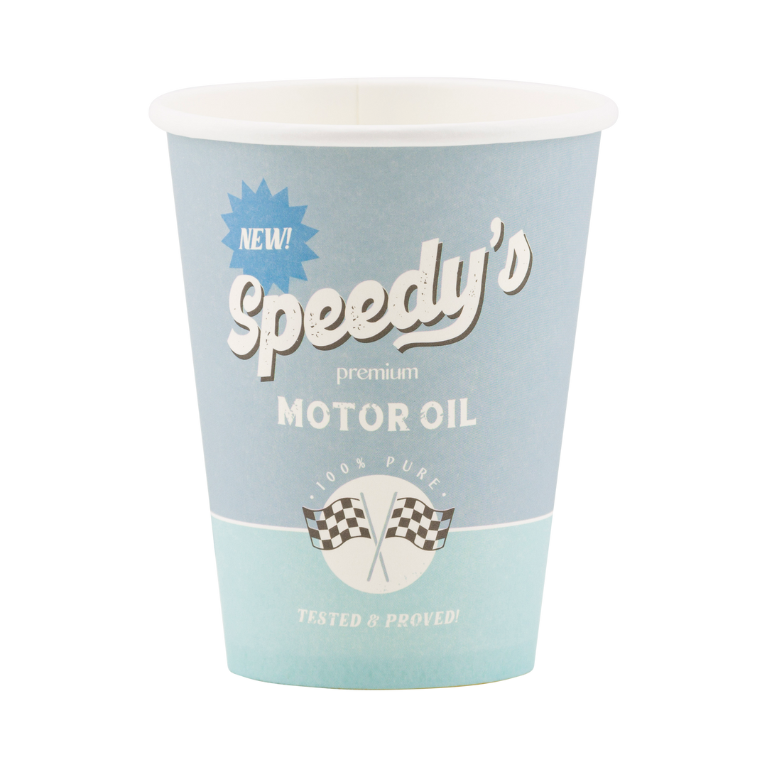 Vaso "Speedy's Autos de carrera" 12 Oz
