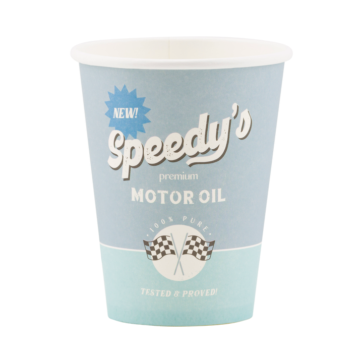 Vaso "Speedy's Autos de carrera" 12 Oz