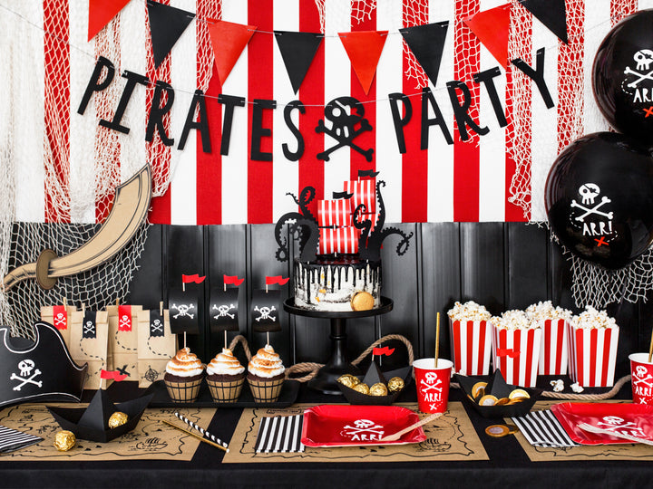 Recipiente "Barco Pirata" 6 Uds
