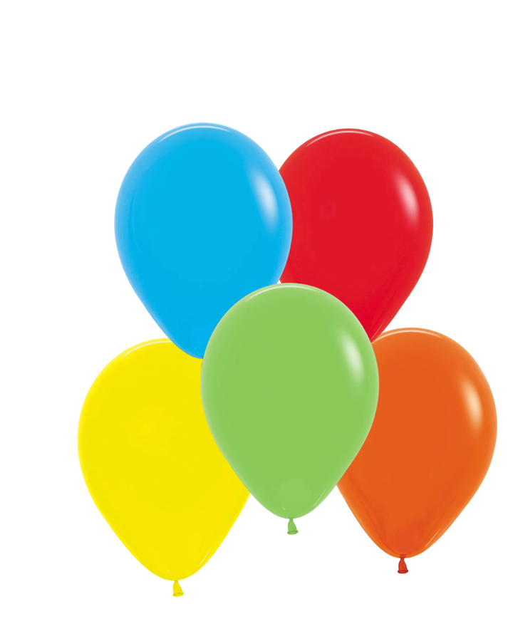 Bouquet de globos Látex Circo con helio