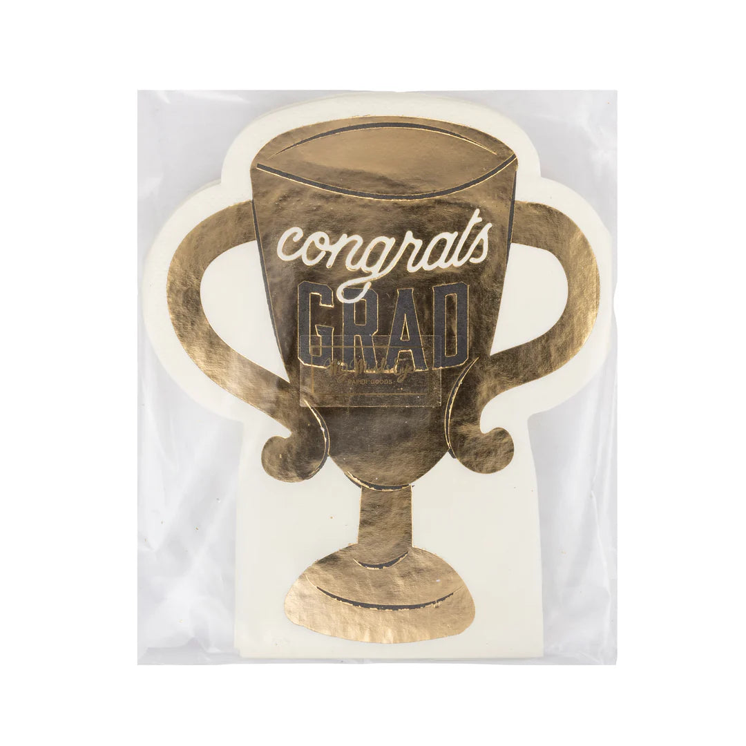 Servilleta Trofeo de Graduación 18 Uds