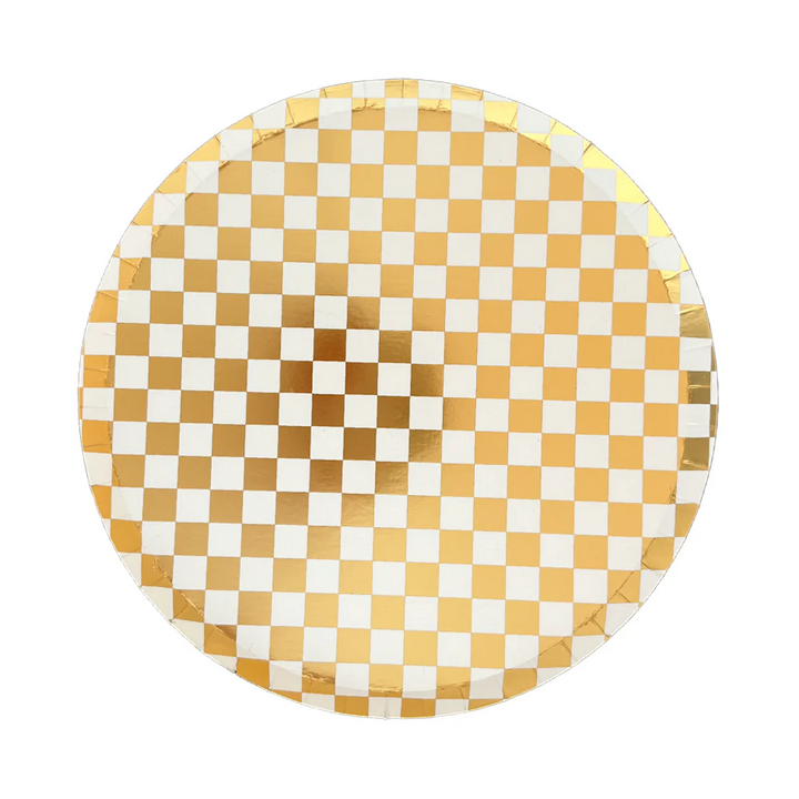 Plato Check it! Dorado, 8 Uds