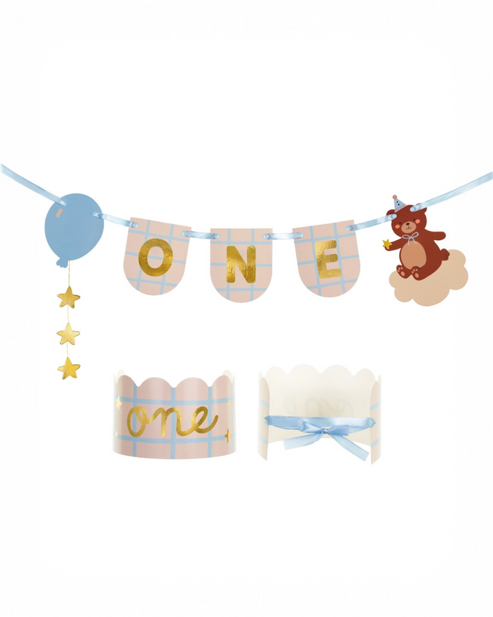 Guirnalda de Silla y Corona Osito