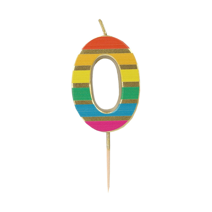 Velas Número 0-9 "Arcoiris"