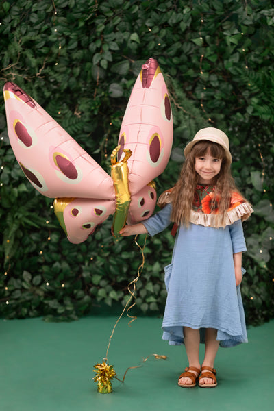 Globo Foil "Mariposa Rosa" XL