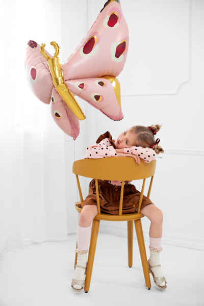 Globo Foil "Mariposa Rosa" XL