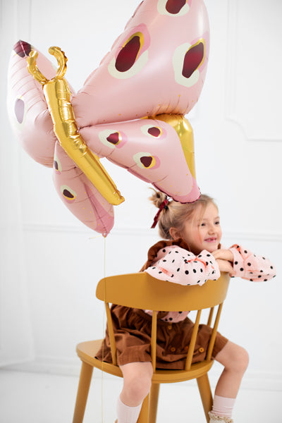 Globo Foil "Mariposa Rosa" XL