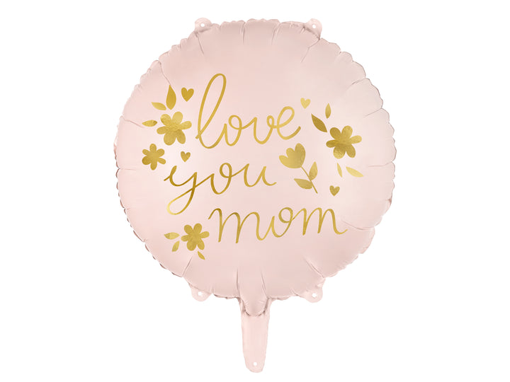 Globo Foil "Love you mom" 45 cm