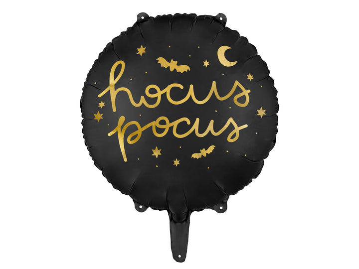 Globo Foil "Hocus Pocus" Negro 45 cm
